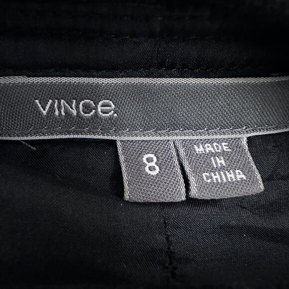 Vince women jacket black size 8 TWEED goth Grunge Old Money Preppy corporatecore - Picture 4 of 9